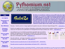Tablet Screenshot of infos.pythomium.net